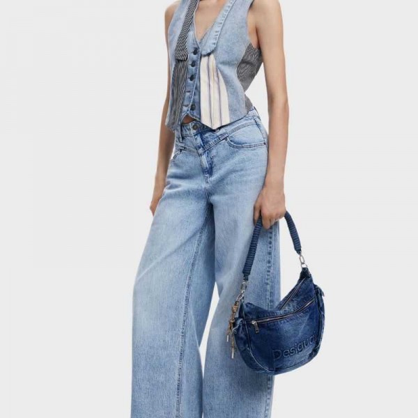 Desigual - Sac porté épaule denim... Desigual - Sac porté épaule denim...