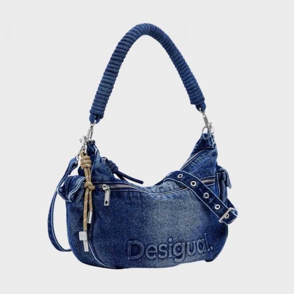 Desigual - Sac porté épaule denim... Desigual - Sac porté épaule denim...
