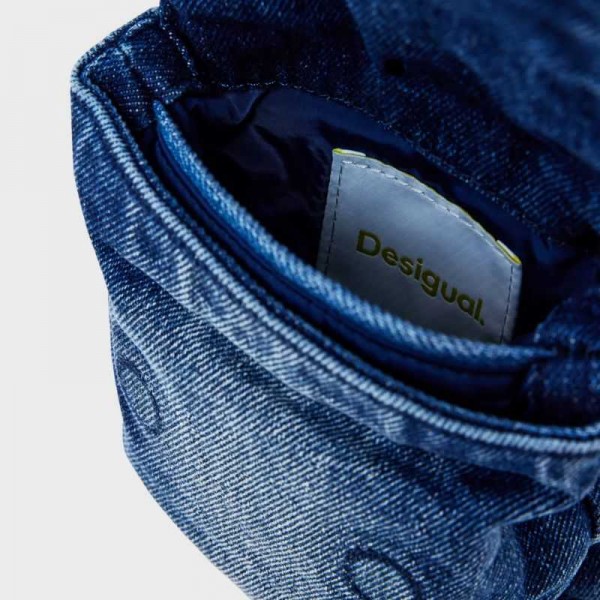 Desigual - Porte téléphone en denim...