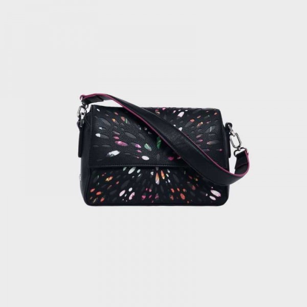 Desigual - Sac bandoulière noir...