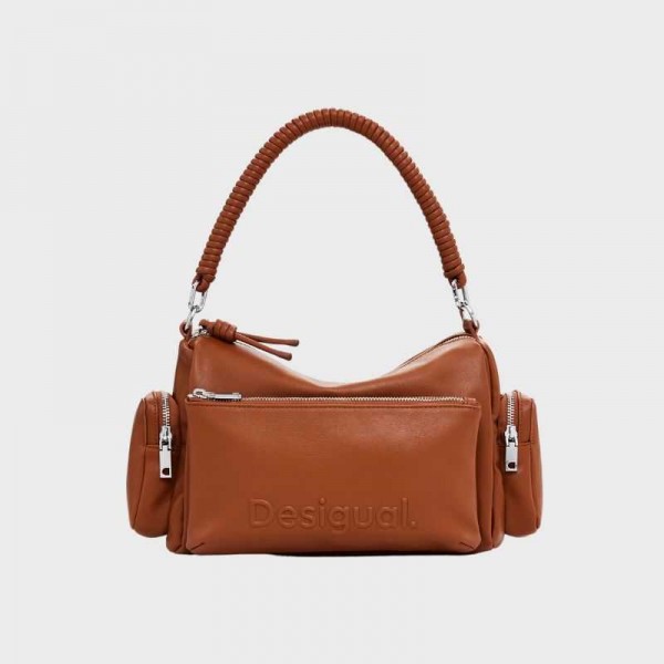 Desigual - Sac à main camel 25saxpaj