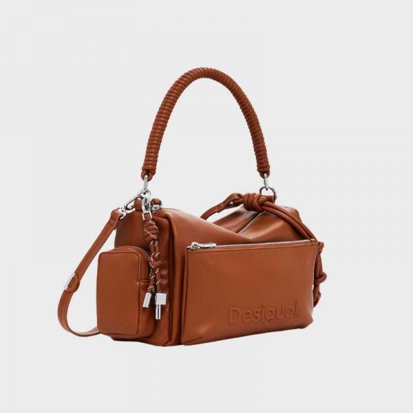 Desigual - Sac à main camel 25saxpaj