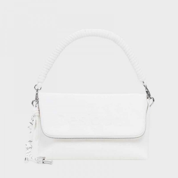 Desigual - Sac bandoulière blanc...