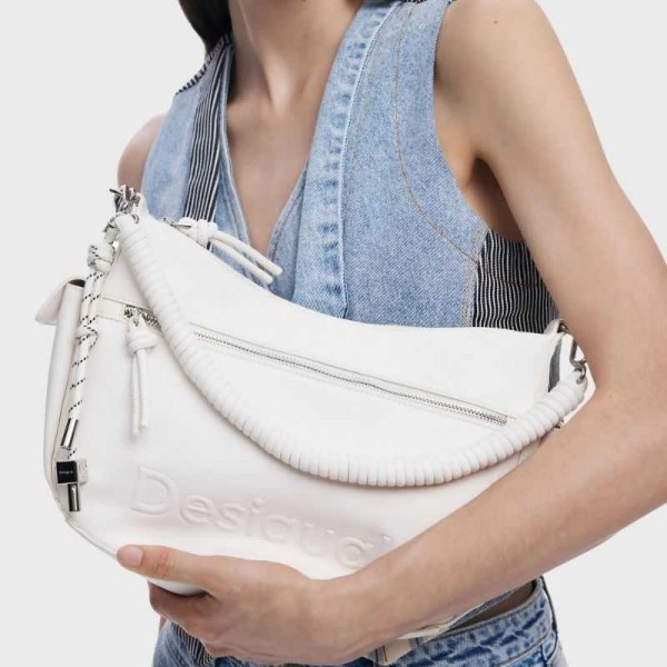 Desigual - Sac porté épaule blanc... Desigual - Sac porté épaule blanc...