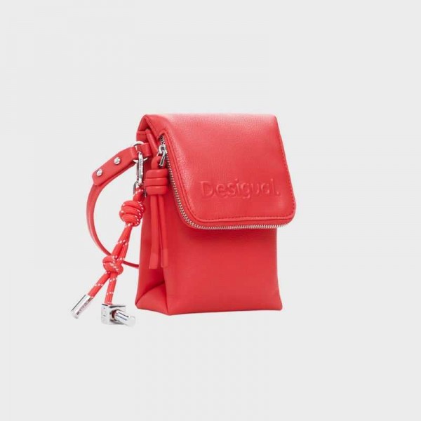 Desigual - Porte téléphone corail...