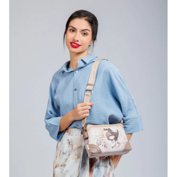 Anekke - Sac bandoulière double... Anekke - Sac bandoulière double...