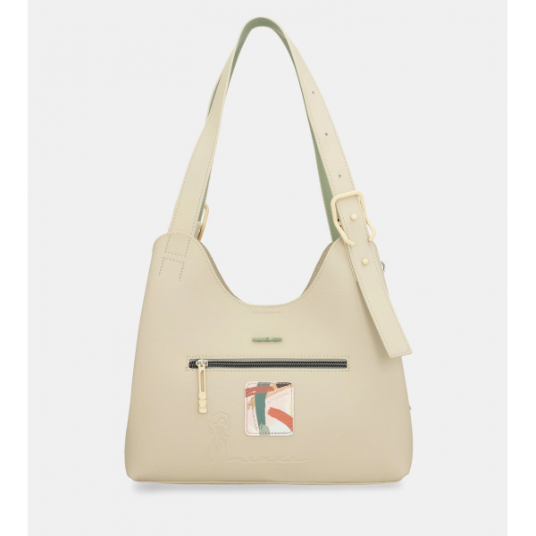 Anekke - Sac porté épaule beige Alma... Anekke - Sac porté épaule beige Alma...