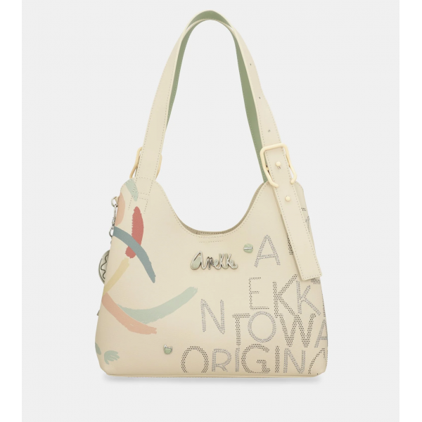 Anekke - Sac porté épaule beige Alma... Anekke - Sac porté épaule beige Alma...