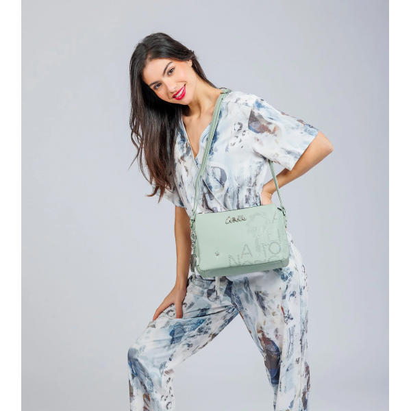 Anekke - Sac bandoulière vert Alma... Anekke - Sac bandoulière vert Alma...