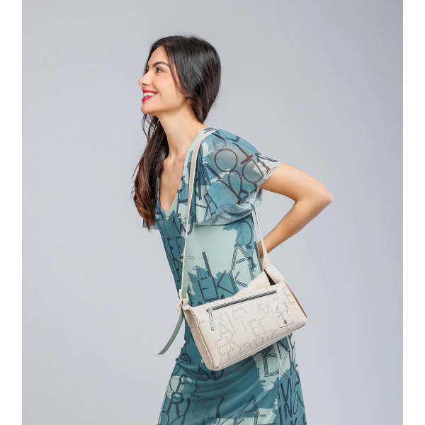 Anekke - Sac porté épaule beige Alma... Anekke - Sac porté épaule beige Alma...