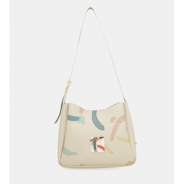 Anekke - Sac porté épaule beige Alma...