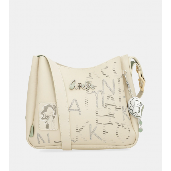 Anekke - Sac porté épaule beige Alma...
