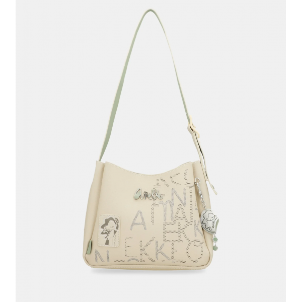 Anekke - Sac porté épaule beige Alma...