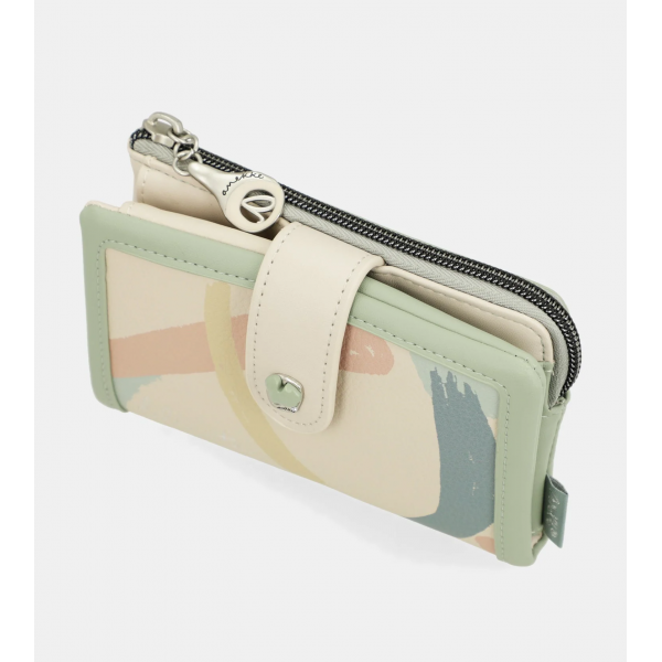 Anekke - Portefeuille vert Alma... Anekke - Portefeuille vert Alma...