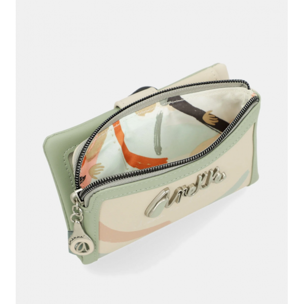 Anekke - Portefeuille vert Alma... Anekke - Portefeuille vert Alma...