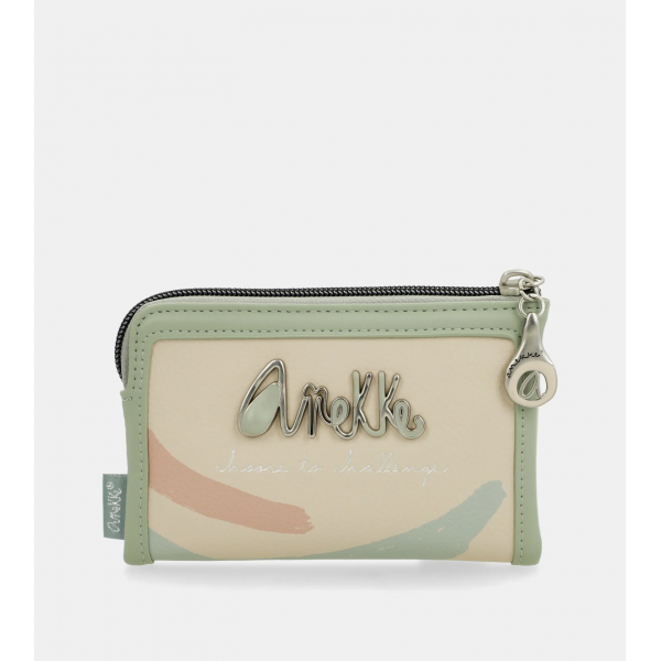 Anekke - Portefeuille vert Alma... Anekke - Portefeuille vert Alma...