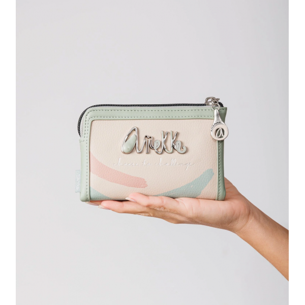 Anekke - Portefeuille vert Alma... Anekke - Portefeuille vert Alma...