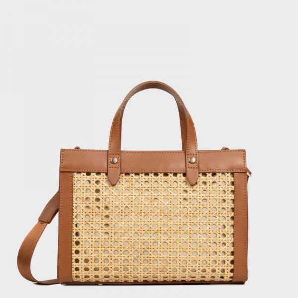 Lancaster - Sac à main Cannage rotin... Lancaster - Sac à main Cannage rotin...