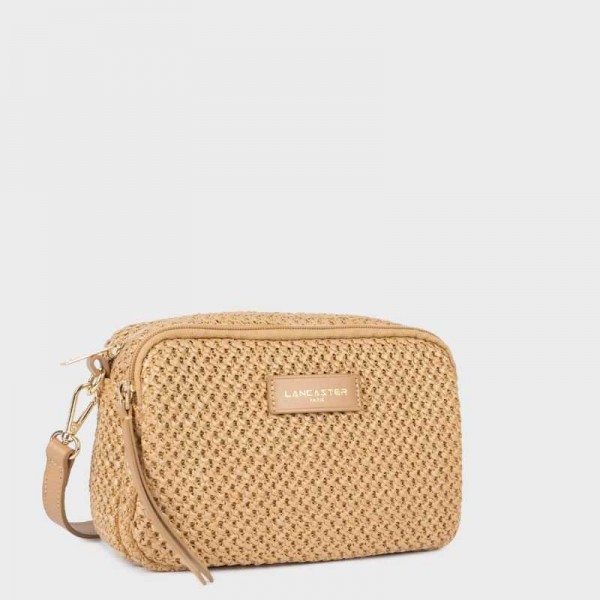 Lancaster - Sac bandoulière osier... Lancaster - Sac bandoulière osier...