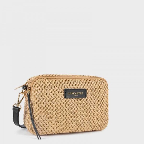 Lancaster - Sac bandoulière osier... Lancaster - Sac bandoulière osier...