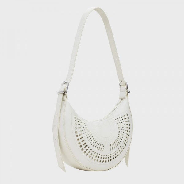 Desigual - Sac bandoulière perforé...