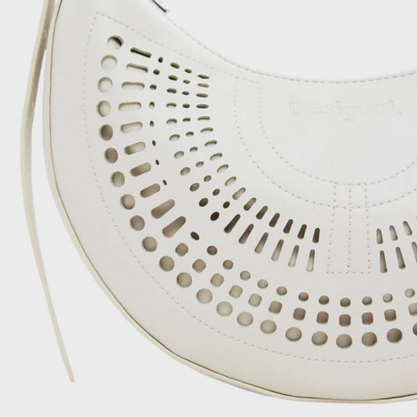 Desigual - Sac bandoulière perforé...