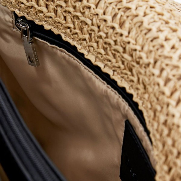 Desigual - Sac bandoulière en raphia... Desigual - Sac bandoulière en raphia...