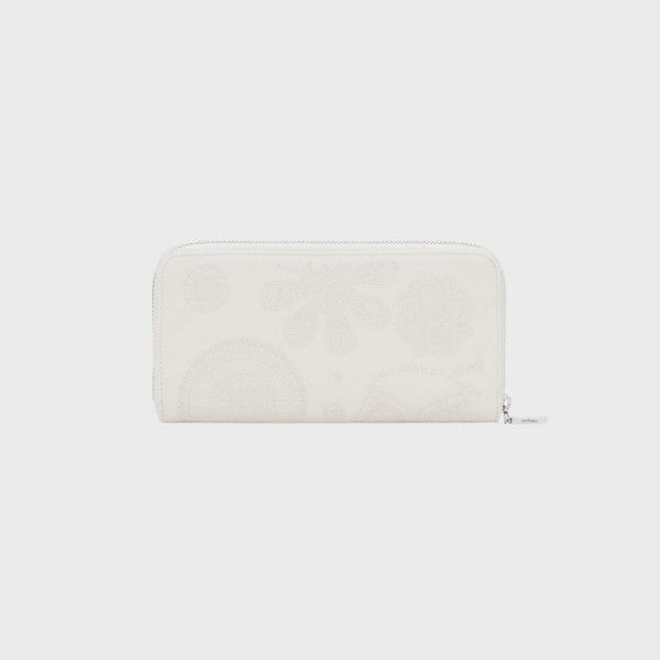 Desigual - Portefeuille zippé beige... Desigual - Portefeuille zippé beige...