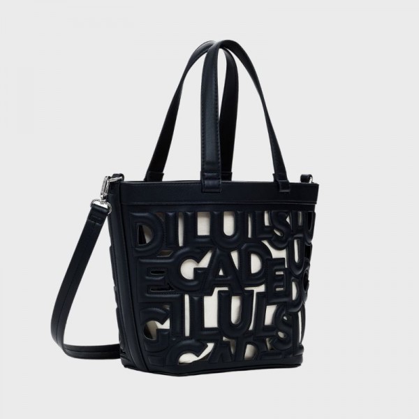 Desigual - Sac à main lettrage 25saxpbn