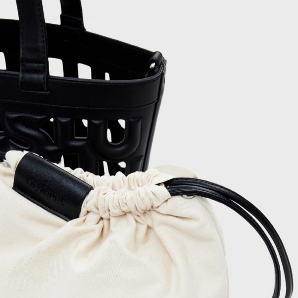 Desigual - Sac à main lettrage 25saxpbn