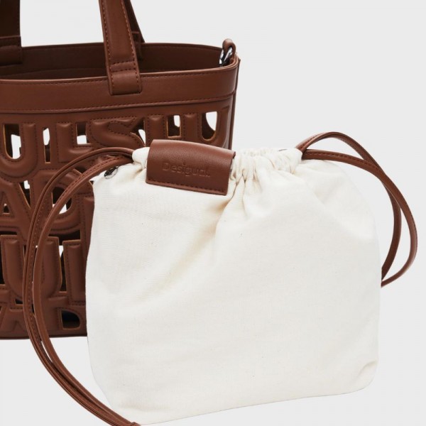 Desigual - Sac à main lettrage 25saxpbn Desigual - Sac à main lettrage 25saxpbn