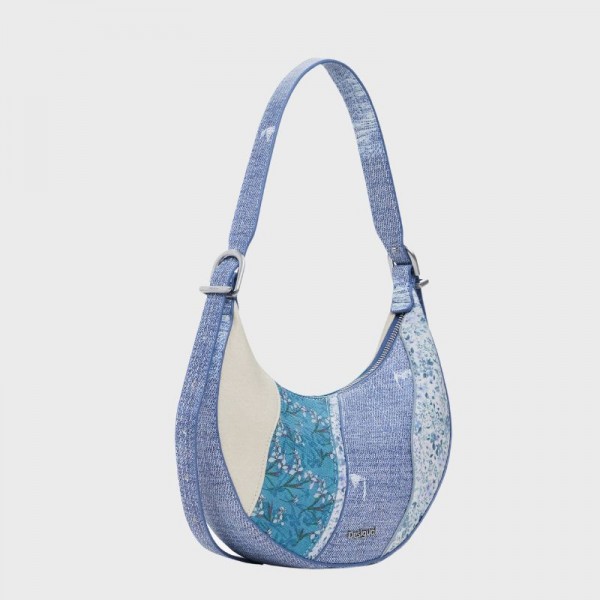 Desigual - Sac bandoulière en denim... Desigual - Sac bandoulière en denim...