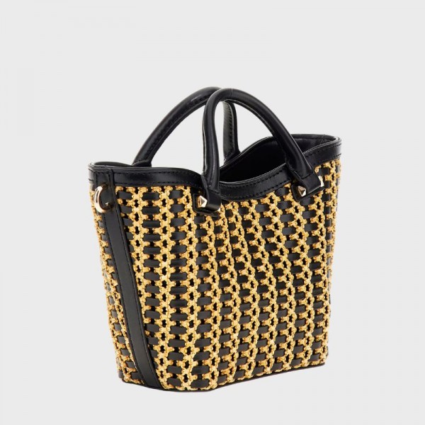 Guess - Petit sac à main Atalia Raphia
