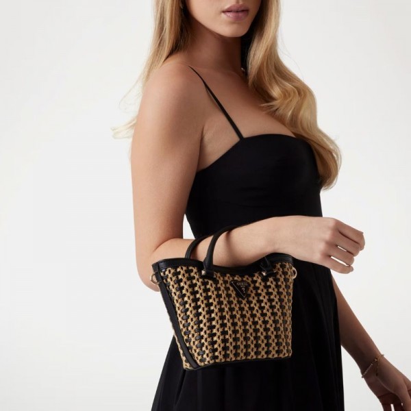 Guess - Petit sac à main Atalia Raphia