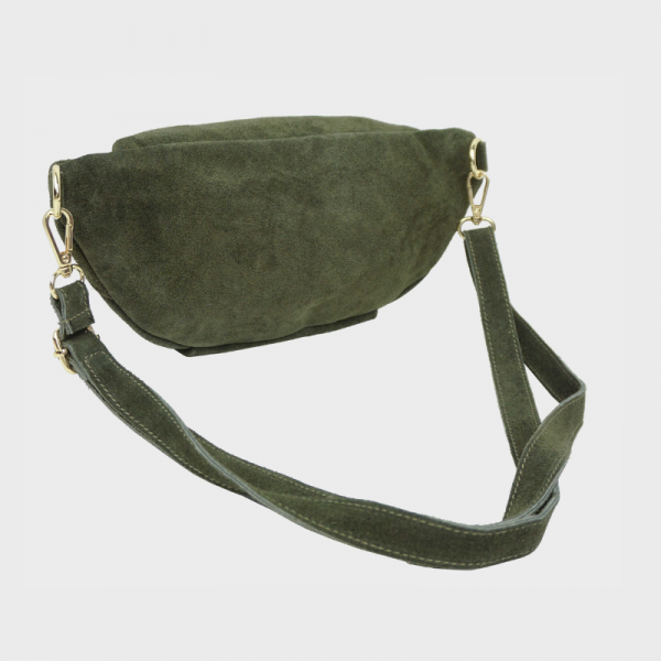 Anais - Sac banane double zip en cuir... Anais - Sac banane double zip en cuir...