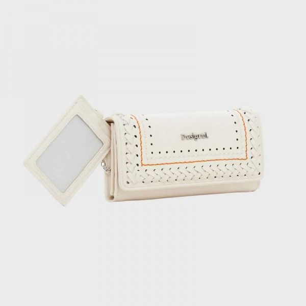 Desigual - Portefeuille tressé à...