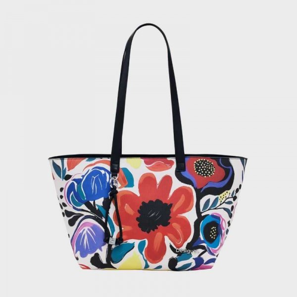 Desigual - Sac cabas à fleurs 25saxpcf