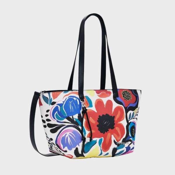 Desigual - Sac cabas à fleurs 25saxpcf