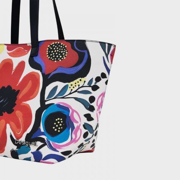 Desigual - Sac cabas à fleurs 25saxpcf