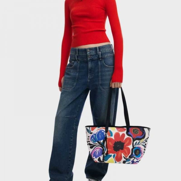 Desigual - Sac cabas à fleurs 25saxpcf