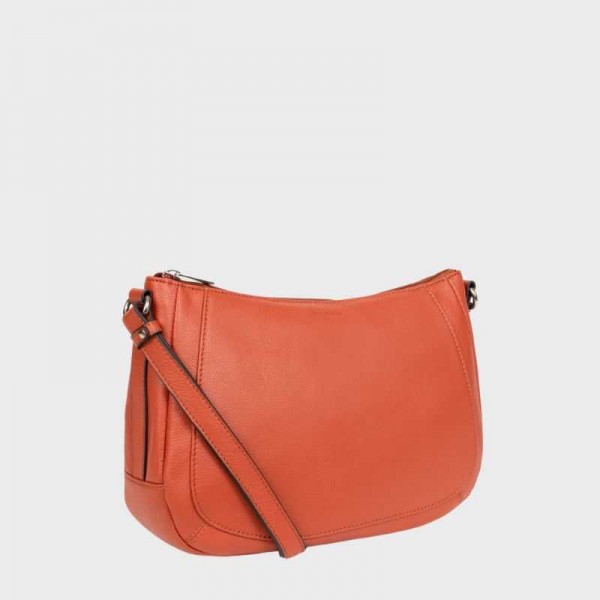 Hexagona - Sac bandoulière en cuir...