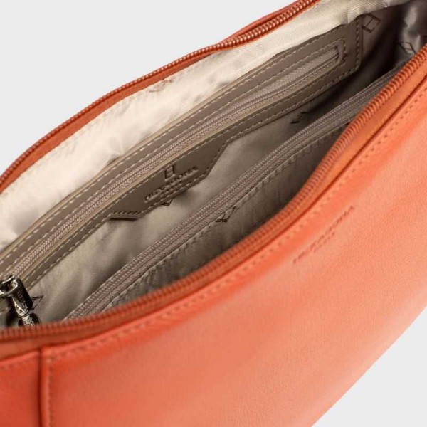 Hexagona - Sac bandoulière en cuir...