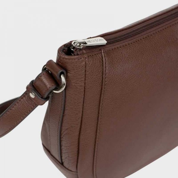 Hexagona - Sac bandoulière en cuir... Hexagona - Sac bandoulière en cuir...