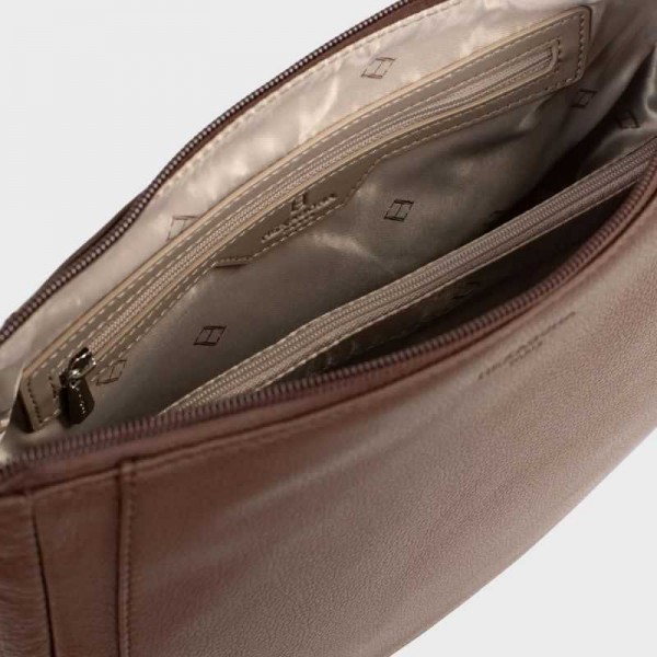 Hexagona - Sac bandoulière en cuir... Hexagona - Sac bandoulière en cuir...