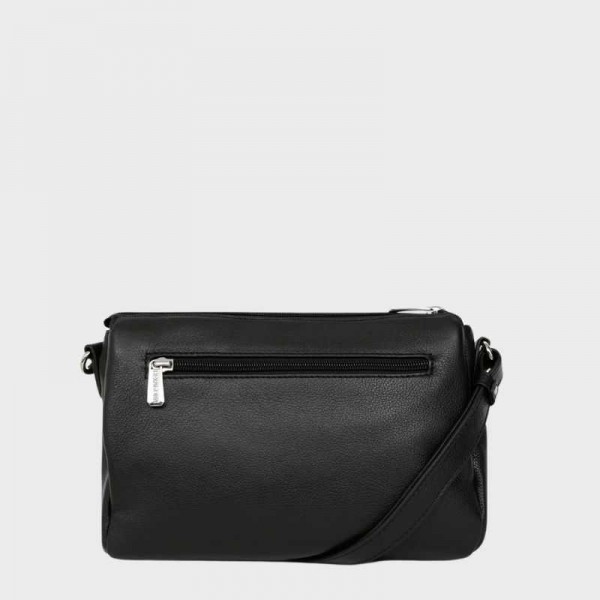 Hexagona - Sac bandoulière en cuir 3... Hexagona - Sac bandoulière en cuir 3...