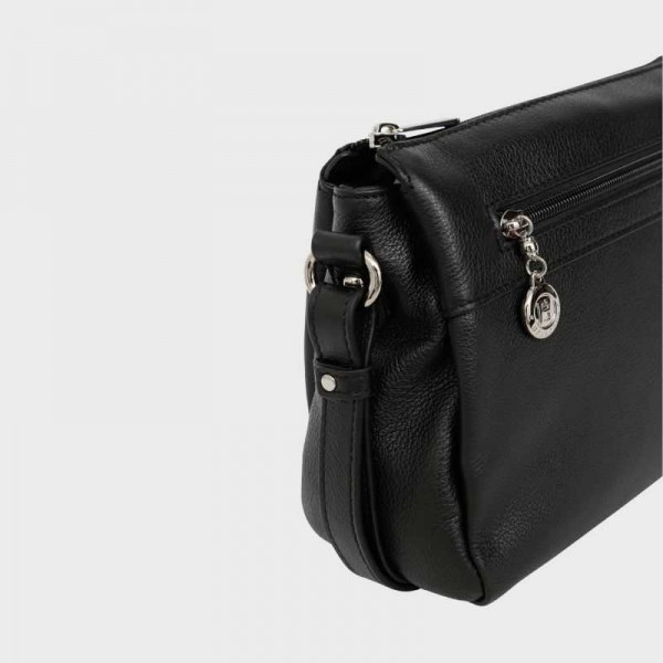 Hexagona - Sac bandoulière en cuir 3... Hexagona - Sac bandoulière en cuir 3...