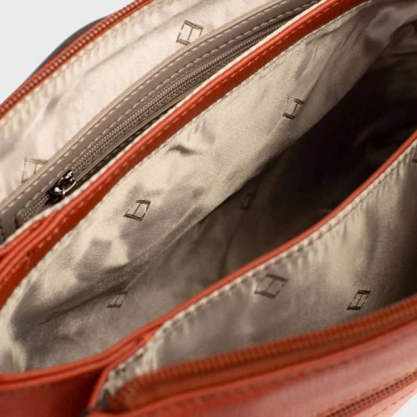 Hexagona - Sac bandoulière en cuir 3... Hexagona - Sac bandoulière en cuir 3...