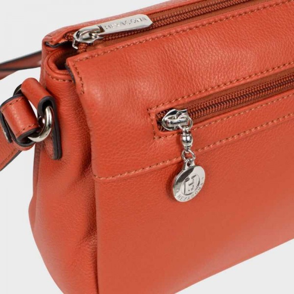 Hexagona - Sac bandoulière en cuir 3... Hexagona - Sac bandoulière en cuir 3...