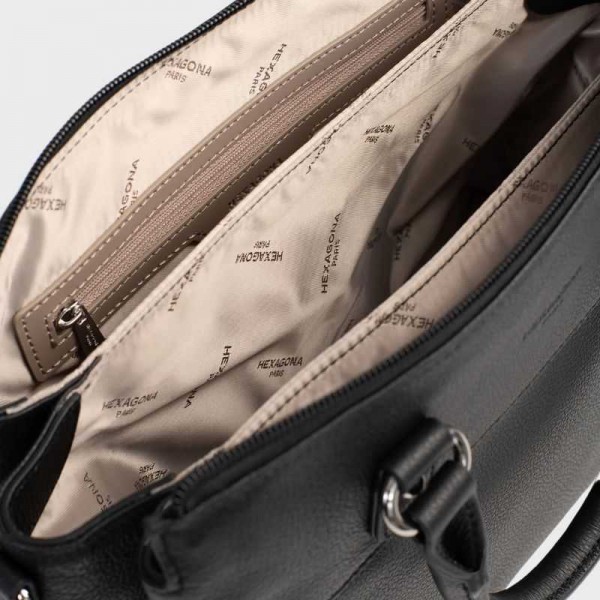 Hexagona - Sac à main en cuir confort Hexagona - Sac à main en cuir confort