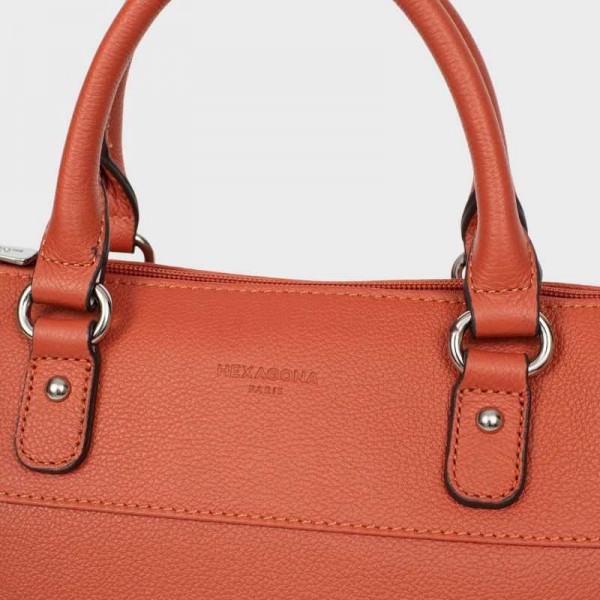 Hexagona - Sac à main en cuir confort Hexagona - Sac à main en cuir confort